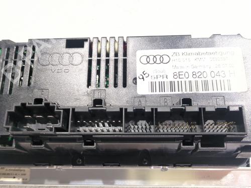 Climate control AUDI A4 B6 (8E2) 1.9 TDI | BP32163502I5 