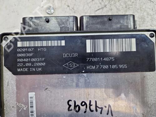 Elektronisk modul RENAULT CLIO II (BB_, CB_) 1.9 D (B/CB0E, BB0J) | BP29525637M83 