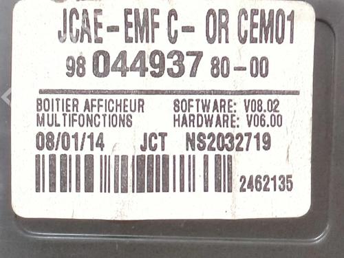 Multifunctionele display CITROËN C4 II (NC_) 1.6 HDi 115 | BP25847020C48 