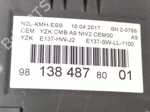 Instrument cluster PEUGEOT 208 I (CA_, CC_) 1.2 VTI 82 | BP26929844C47