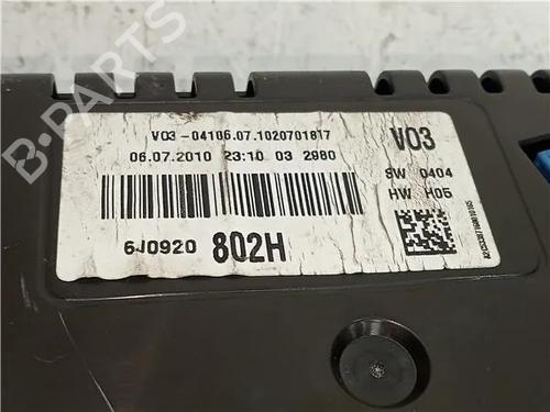 Instrument cluster SEAT IBIZA IV (6J5, 6P1) 1.9 TDI | BP23910562C47 