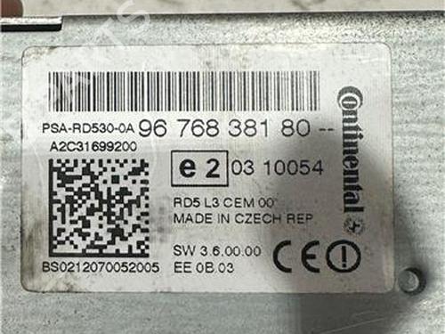 Used Radio CITROËN C4 II (NC_) 1.4 VTi 95 (NC8FP0) (95 hp) 26558578
