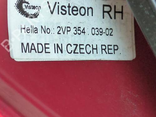Right taillight PEUGEOT 207 (WA_, WC_) 1.6 HDi | BP25834455C35 