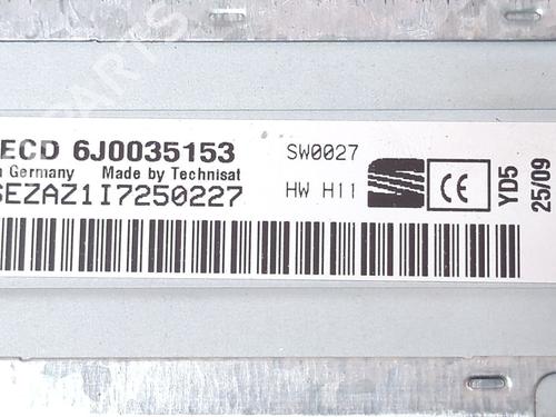 Radio SEAT IBIZA IV (6J5, 6P1) 1.9 TDI | BP26542473E6 