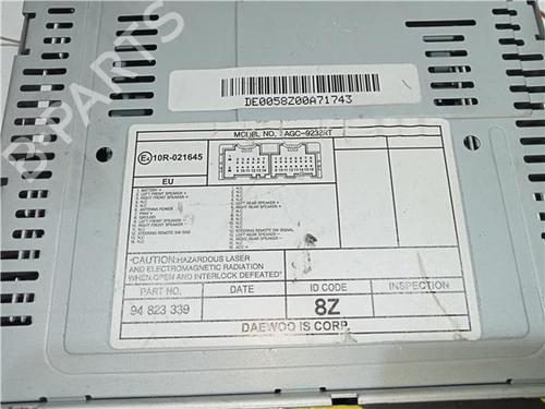 Radio CHEVROLET AVEO / KALOS Saloon (T200) 1.4 | BP23931521E6 
