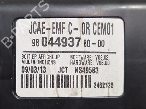 Display monitor CITROËN C4 Picasso I MPV (UD_) 2.0 HDi 138 | BP29384154C48 