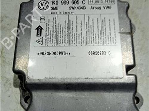Airbag styreenhed VW GOLF V (1K1) 2.0 TDI 16V (140 hp) 23926753