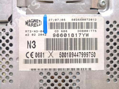 Radio PEUGEOT 407 (6D_) 2.0 HDi 135 (6DRHRH, 6DRHRE, 6DRHRG, 6DRHRJ) | BP27860133E6 