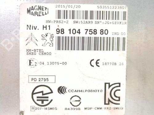 Radio PEUGEOT 308 I (4A_, 4C_) 1.6 HDi | BP29219702E6 