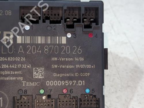 Electronic module MERCEDES-BENZ C-CLASS (W204) C 200 CDI (204.007, 204.006) | BP27927995M83 