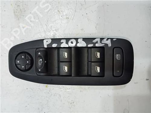 Used Left front window switch PEUGEOT 208 I (CA_, CC_) 1.2 VTI 82 (82 hp) 23916207