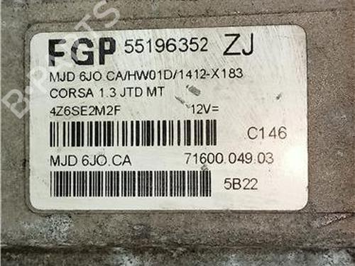 Module électronique OPEL CORSA C (X01) 1.2 (F08, F68) | BP23908008M83 