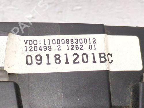 Instrument cluster OPEL ASTRA G Hatchback (T98) 1.7 DTI 16V (F08, F48) | BP30937171C47