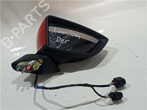 Used Right mirror SEAT LEON ST (5F8) 1.6 TDI (90 hp) 23922655