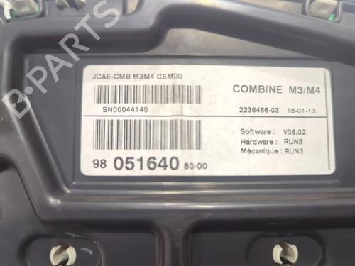 Instrument cluster CITROËN C-ELYSEE (DD_) 1.6 HDI 92 | BP23925467C47 
