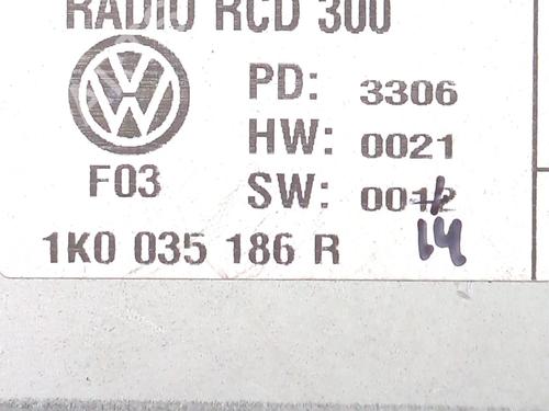 Radio VW GOLF V (1K1) 1.9 TDI | BP25847119E6
