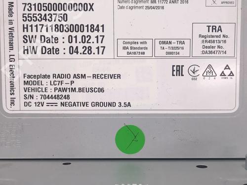 Radio OPEL GRANDLAND / GRANDLAND X (A18, P1UO) 1.6 Turbo D (75) | BP24199478E6 