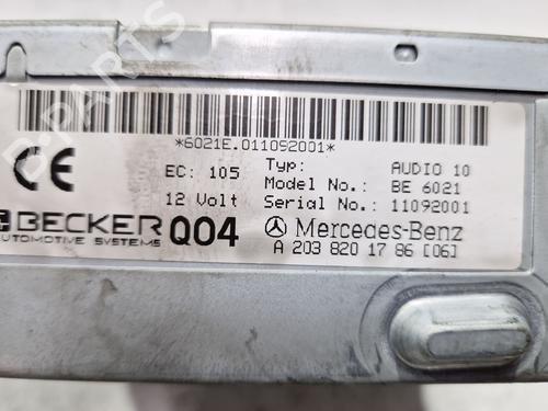 Radio MERCEDES-BENZ C-CLASS (W203) C 200 CDI (203.004) | BP30192850E6 
