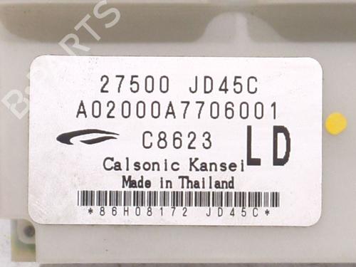 Climate control NISSAN QASHQAI / QASHQAI +2 I (J10, NJ10, JJ10E) 2.0 dCi | BP23902506I5 