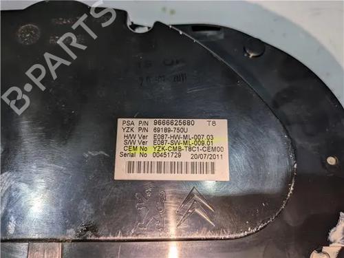 Used Instrument cluster PEUGEOT 3008 I MPV (0U_) 2.0 HDi 150 / BlueHDi 150 (150 hp) 23925292
