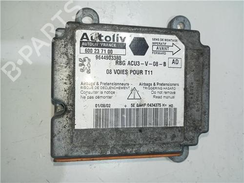 Used ECU airbags PEUGEOT 206 Hatchback (2A/C) 1.4 HDi eco 70 (68 hp) 23931712