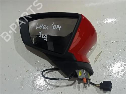 Used Left mirror SEAT LEON (5F1) 2.0 TDI (184 hp) 23922701