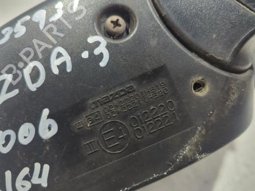 Right mirror MAZDA 3 Saloon (BK) 1.6 DI Turbo (BK12Y) | BP23925703C27 