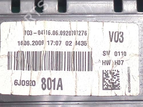 Instrument cluster SEAT IBIZA IV (6J5, 6P1) 1.9 TDI | BP26596633C47 