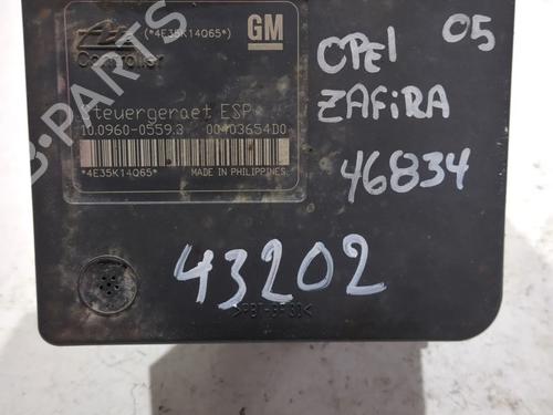 ABS pump OPEL ZAFIRA / ZAFIRA FAMILY B (A05) 1.9 CDTI (M75) | BP24874927M43 