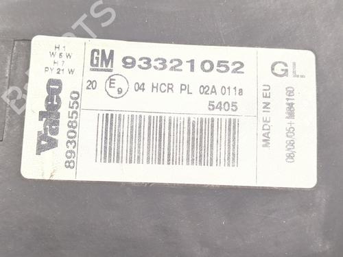 Left headlight OPEL MERIVA A MPV (X03) 1.7 CDTI (E75) | BP32281975C28