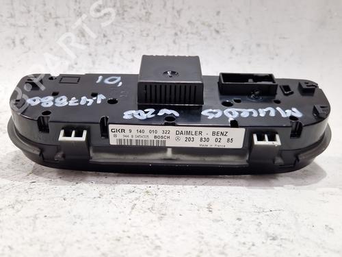 Climate control MERCEDES-BENZ C-CLASS (W203) C 200 CDI (203.004) | BP30192844I5