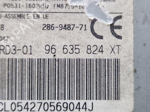 Radio PEUGEOT PARTNER MPV (5_, G_) 2.0 HDI | BP30480477E6 