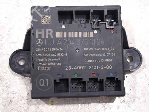 Used Electronic module Electronic module MERCEDES-BENZ C-CLASS (W204) C 220 CDI (204.008) (170 hp) 34152656 34152656