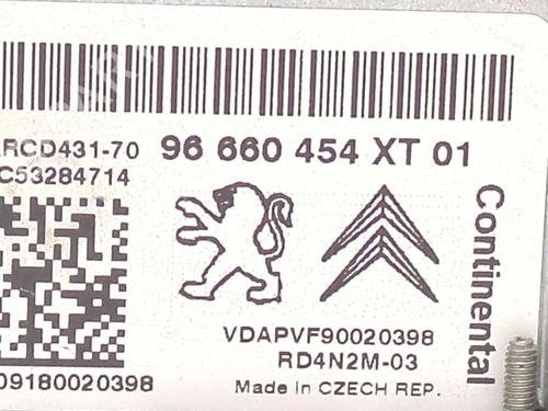Radio PEUGEOT 207 (WA_, WC_) 1.4 HDi | BP27696099E6 