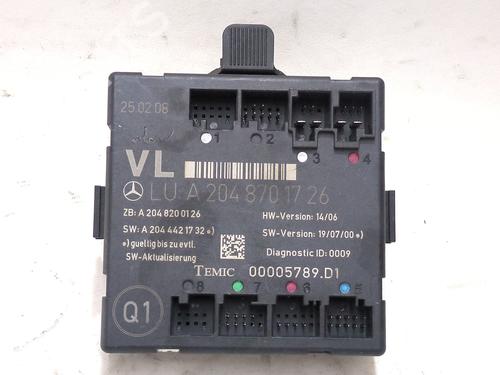 Used Electronic module MERCEDES-BENZ C-CLASS (W204) C 200 CDI (204.007, 204.006) (136 hp) 27928705