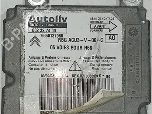 Airbag module CITROËN XSARA PICASSO (N68) 1.6 HDi (109 hp) 23919140