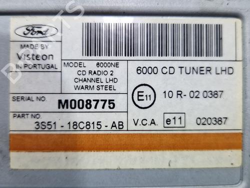 Radio FORD KA (RB_) 1.3 i ROCAM | BP30000763E6