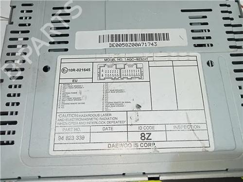 Radio CHEVROLET AVEO / KALOS Saloon (T200) 1.4 | BP23931521E6 