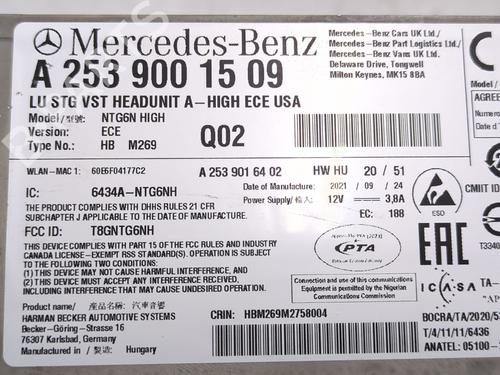 Radio MERCEDES-BENZ GLC (X253) 300 e 4-matic (253.953) | BP32417038E6 
