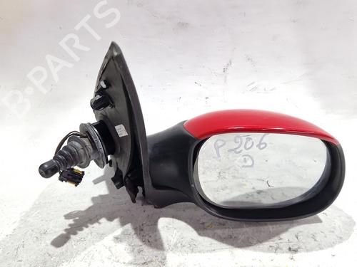 Used Right mirror PEUGEOT 206 Hatchback (2A/C) 1.4 HDi eco 70 (68 hp) 29876938