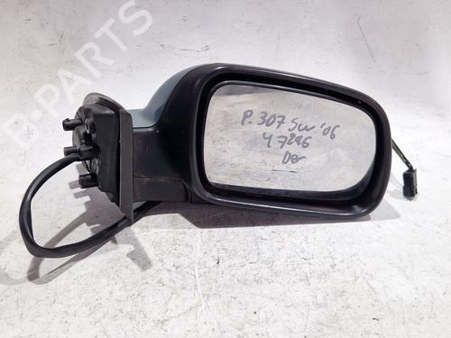 Used Right mirror PEUGEOT 307 SW (3H) 1.6 HDI 110 (109 hp) 30193045