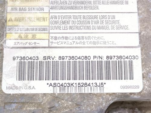 Kollisjonspute styreenhet ISUZU D-MAX I (TFR, TFS) 2.5 DiTD 4x4 (TFS54) | BP28471625M53 