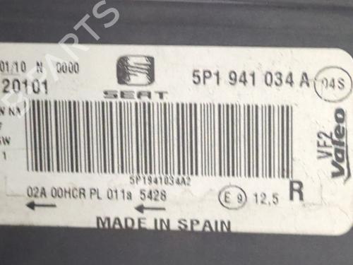 Right headlight SEAT LEON (1P1) 1.4 TSI | BP37694674C29  - Image 5