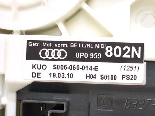 Right front window motor AUDI A3 (8P1) 1.6 TDI | BP27696072E20 