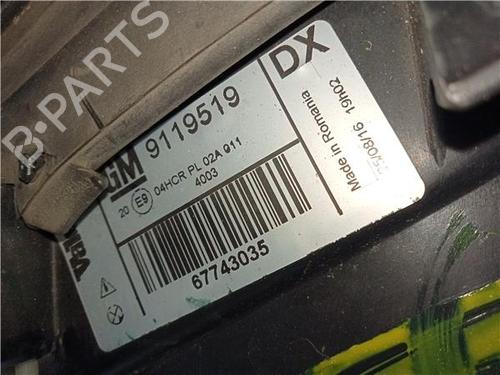 Left headlight OPEL VECTRA B (J96) 2.0 DI 16V (F19) | BP23917052C28 
