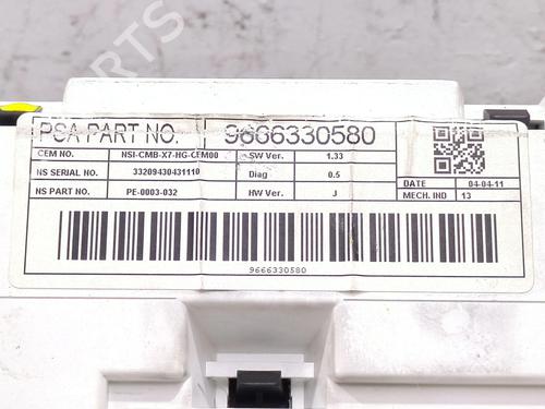 Instrument cluster CITROËN C5 III (RD_) 2.0 HDi 140 (RDRHF8, RDRHFA, RDRHA8, RDRHAJ) | BP29221473C47 