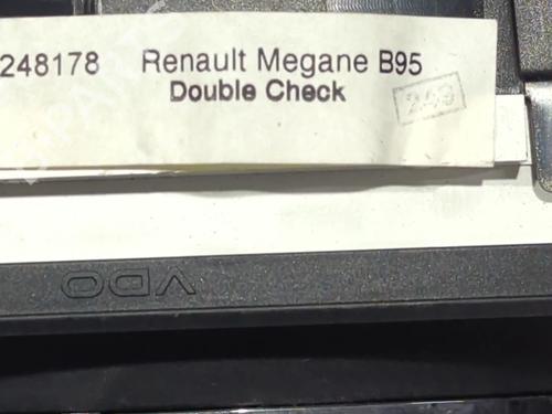 Instrument cluster RENAULT MEGANE III Hatchback (BZ0/1_, B3_) 1.9 dCi (BZ0N, BZ0J) | BP23927212C47 