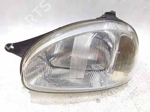 Used Left headlight Left headlight OPEL CORSA B (S93) 1.0 i 12V (F08, F68, M68) (54 hp) 34439630 34439630
