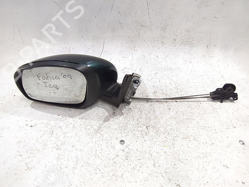 Used Left mirror SKODA FABIA II (542) 1.2 (60 hp) 32843961
