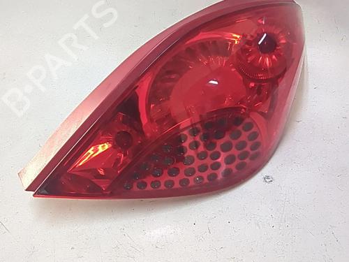 Used Right taillight PEUGEOT 207 (WA_, WC_) 1.6 HDi (109 hp) 25834455